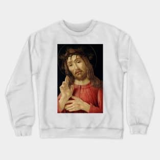 The Resurrected Christ by Sandro Botticelli Crewneck Sweatshirt